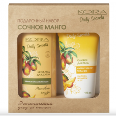 KORA Daily Secrets Подарочный набор "Сочное манго. Интенсивное питание", 425 мл